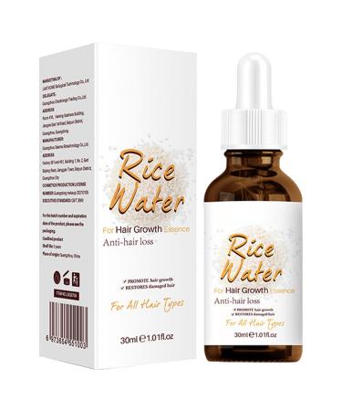 Organic Hair Growth Oil - Rice Water For Hair Growth | For Hair Growth Repairs Essential Oil For Damaged Growth