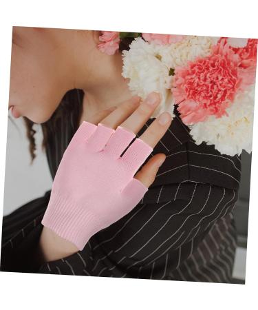 FRCOLOR 1 Pair Spa Glove Gel Hand Moisturizing Gloves Ear Piercing Kit Gel Gloves Gel Hand Gloves Eczema Gloves for Men Moisturizing Hand Gloves Fingerless Pink Man Hand Mask - Buy Online on GoSupps.com