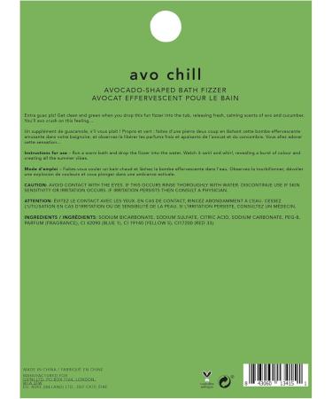 Holler and Glow AVO Chill Avocado-Shaped Bath Fizzer - Buy Online on GoSupps.com