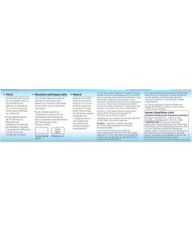 Clearblue Digital Ovulation Test Predictor Kit Plus Bonus Rapid Detection Pregnancy Test 10 Ovulation Tests & 1 Pregnancy Test 10 count (Pack of 1) - Buy Online on GoSupps.com