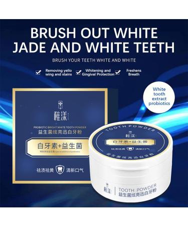 Miyanxi Tooth Powder - Effective Teeth Whitening & Brightening Powder | Removes Coffee & Smoking Stains (1PC) - Buy Online on GoSupps.com