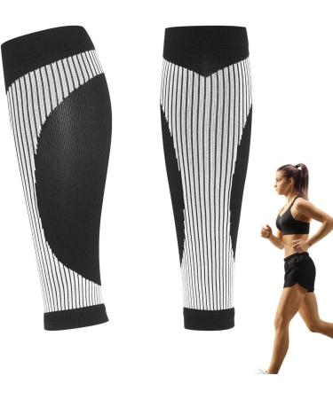 Eubeisaqi Calf Compression Cuffs & Footless Socks - Breathable Sweat-Absorbing Compression Sleeves for Fitness & Tennis | Size L-XL - Buy Online on GoSupps.com