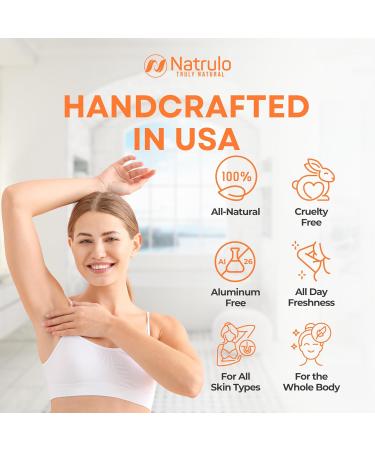 Persimmon Deodorant - All-Natural & Aluminum-Free | Long-Lasting Odor Elimination for Men & Women | Made in USA with Japanese Persimmon Extract - Buy Online on GoSupps.com