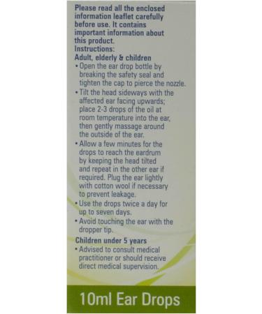 Alissa Olive Oil Ear Wax Drops - 10 x 10ml Bottles - Natural Solution for Stubborn Earwax Build-Up - Buy Online on GoSupps.com