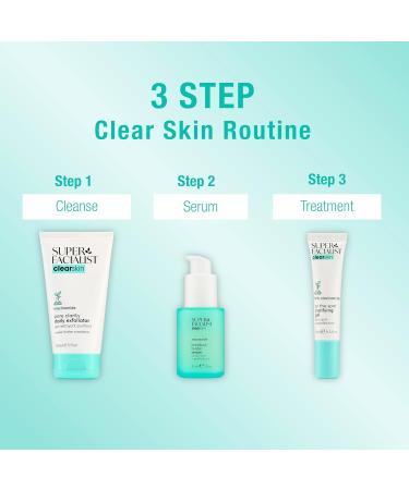 Super Facialist Breakout Buster Serum - Clear Skin Solutions Spot Treatment for Acne with 10% Niacinamide Tea Tree Oil & Prebiotics Vegan Friendly 30ml - Buy Online on GoSupps.com