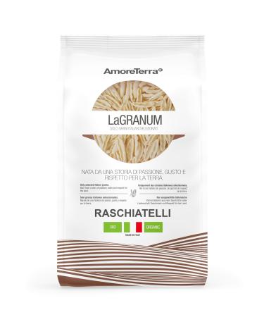 AMORETERRA Amoreterra (6 pcs.) LaGranum Organic Durum Wheat Paste 500g Gourmet Scrapers Organic Craft Bronze Drawn Low Temperature Dried