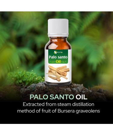 Salvia Palo Santo Essential Oil - 100% Pure & Natural | Undiluted Therapeutic Grade Aromatherapy Oil (15ml) - International Shipping Available - Buy Online on GoSupps.com