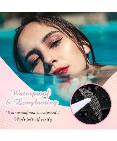 WLLHYF 240 Pieces Invisible Lace Double Eyelid Tape Lifter Strips Glue-Free Eye Lift Strips Makeup Tape Set with Bottle and Clip for Droopy Lids Hooded Eyes Women - Buy Online on GoSupps.com