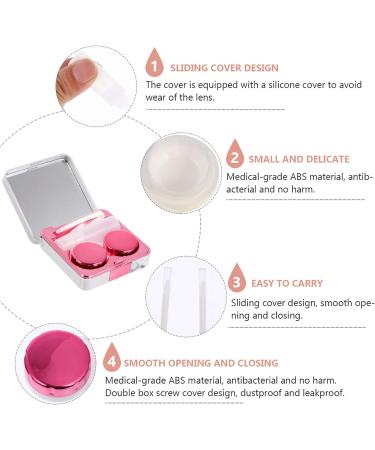 4-Piece Travel Set: Square Glasses Case & Contact Lens Holder | Compact & Invisible Storage Solutions - Buy Online on GoSupps.com