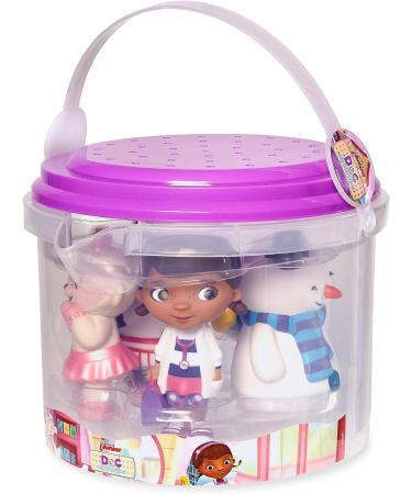 Disney Store Doc McStuffins Bath Toy Set for Kids - 5 Pc. Playset with Figures and Bucket - Ages 6 Months - Buy Online on GoSupps.com