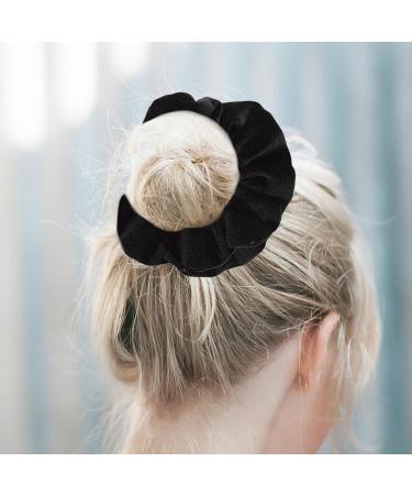 12 Pieces of Velvet Hair Ties French Large Hair Ties Extra Large Hair Ties Women's Hair Ties Suitable for Masquerades Parties Birthdays Daily Wear (12 Colors) - Buy Online on GoSupps.com