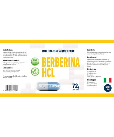  Hepatica Berberine HCL 500mg 120 Vegan Capsules - Buy Online on GoSupps.com
