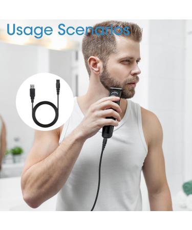 12V 2A USB Charger Cable for Braun Shaver Series 5 3 9 7 1 - Replacement Power Cord for 3020S 3080S 760CC 790CC 340s Beard Trimmer and Oral-B Toothbrush - 1.24M - Buy Online on GoSupps.com