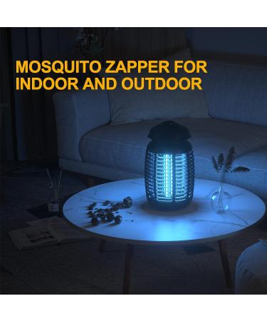 4200V Electric Bug Zapper - High Powered Waterproof Mosquito Trap for Indoor and Outdoor Use - Fly Control for Home, Kitchen, Backyard, Camping - Black - Buy Online on GoSupps.com