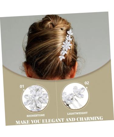 Didiseaon Bangs Comb Hair Flowers for Women Wedding Hair Clip for Wedding Decorative Hair Clips Hair Comb for Women Hairbrushes for Woman Bridesmaid Rhinestones Accessories Aluminum Alloy - Buy Online on GoSupps.com