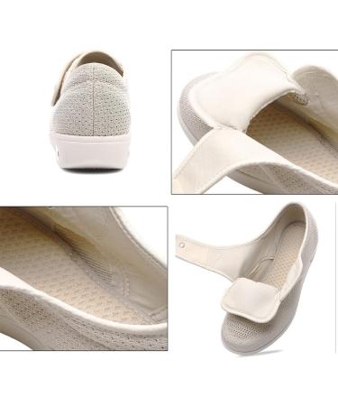 Diabetic Slippers for Women & Men - Wide Width Lightweight Shoes with Adjustable Closure - Grey - Buy Online on GoSupps.com