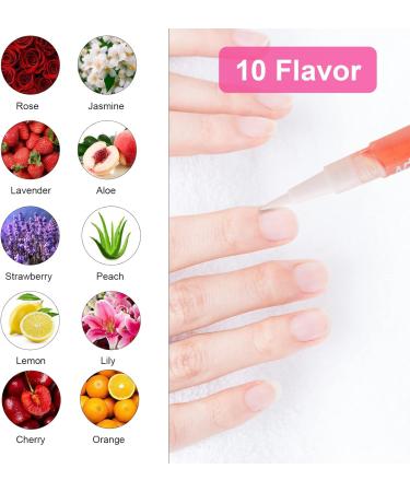 Anself Cuticle Oil Pens 15pcs Mix Flavors Nail Revitalize Oil Pen Set for Repairing Cracked and the Dry Cuticle(Random Color&Flavor) 5 g (Pack of 15) - Buy Online on GoSupps.com