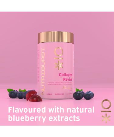 Nutriburst - Vegan Collagen Revive Gummies Multipack - Biotin (50 g) Hyaluronic Acid (100mg) + Vitamin C (80mg) - Support Natural Collagen Production Healthy Hair Nails & Bones - 3 Month Supply Collagen Booster - Biotin Hyaluronic Acid 60 count (Pack of 3 - Buy Online on GoSupps.com