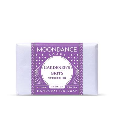 Gardener's Hand Soap with Patchouli & Geranium Essential Oils - Shea & Cocoa Butter - Natural Ingredients - Exfoliating Bar by MoonDance Soaps - Buy Online on GoSupps.com