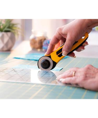 OLFA 45mm Quick-Change Rotary Cutter for Crafts, Sewing, Quilting - Includes Split Blade Cover & Replacement Blade - Buy Online on GoSupps.com