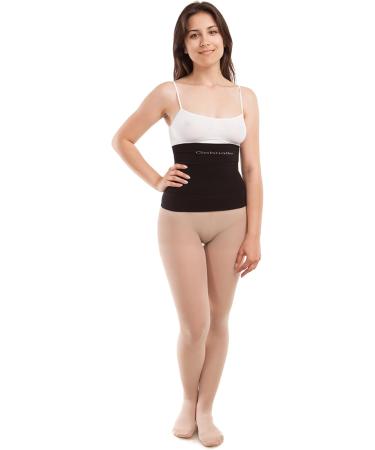 GABRIALLA Milk Fiber Breathable Body Shaping Abdominal and Back Support Binder BSM-705 Black Large - Buy Online on GoSupps.com