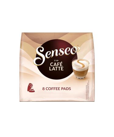 Buy Senseo Caf Latte Pads - 80 Coffee Pads Pack of 10 for Perfect 10x8 Drinks - International Shipping Available - Buy Online on GoSupps.com