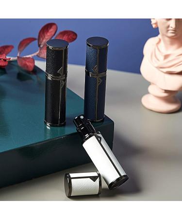 BRARIOS Perfume Atomiser Refillable Travel Size Portable Atomiser Spray Mini Empty Perfume Bottle Leak Proof Cologne Dispenser for Women and Men 5ml (Black(BK)) - Buy Online on GoSupps.com