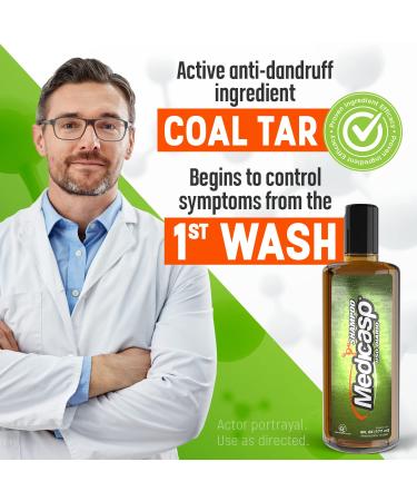 Medicasp Coal Tar Gel Dandruff Shampoo 6oz - Seborrheic Dermatitis & Psoriasis Treatment - Buy Online on GoSupps.com