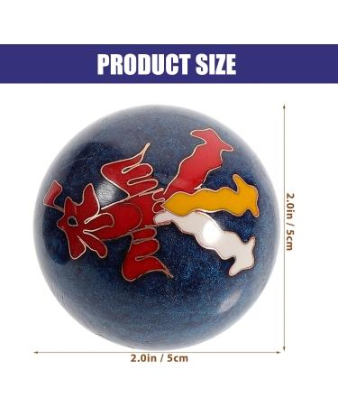 Coheali Asian Meditation Balls | Baoding Chinese Health & Hand Exercise Rolls | Fitness Massage Balls - Buy Online on GoSupps.com