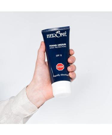 Herome Hand Cream Daily Protection 200ml | Fast-Absorbing Moisturizer for Dry Hands | International Shipping Available - Buy Online on GoSupps.com