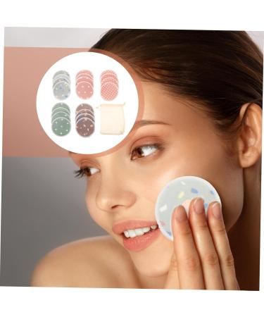 Healeved 1 Set Cleansing Pad Cotton Rounds for face Reusable Makeup Remover Pads Reusable Facial Cotton Pads Eye Makeup Remover Pads Cosmetic pad face Makeup Mascara Washable - Buy Online on GoSupps.com