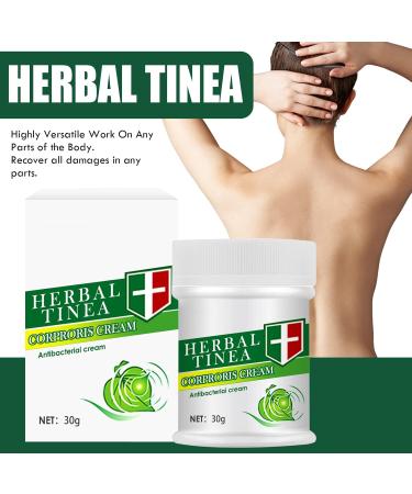 Organic Herbal Tinea Corporis Cream for Skin Relief - 3pcs Set for Eczema, Psoriasis & Itching - Buy Online on GoSupps.com
