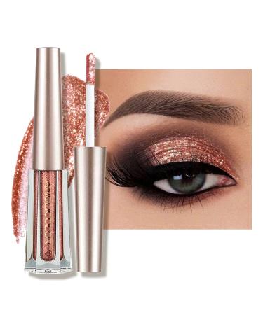 Anglicolor Eyeshadow Glitter Eyeshadow Shimmer Eye Shadow Liquid Eyeshadow Glitter Liquid Eye Shadow Sparkling Eye Makeup Tool Best Gift For Women Girls (03#Garnet)