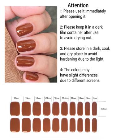 TrueShei Nail Foils - 20 Burnn Rot UV Gel Nail Film | Self-Adhesive Gel Nail Stickers & Wraps for Stunning Burnn Red Nails | International Shipping Available - Buy Online on GoSupps.com