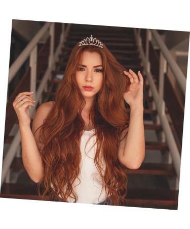 FRCOLOR Coloured Rhinestone Crown Hair Accessories Wedding Decorations For Ceremony Cake Topper Girls Rhinestone Princess Hair Crystal Royal Bridal Crown Comb Bridal Tiara Comb Fashion White 9X3.7CM - Buy Online on GoSupps.com