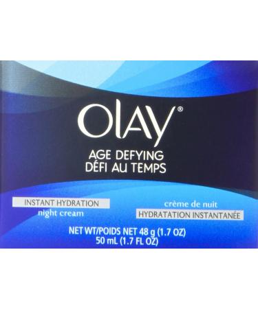 Olay Age Defying Instant Hydration Night Cream 1.7 Oz - Anti-Aging Moisturizer for Youthful Skin | International Shipping Available - Buy Online on GoSupps.com