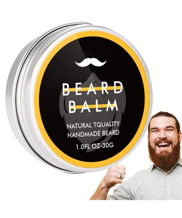 Premium Beard Cream for Men | Moisturizing Balm & Mustache Softener | Promote Facial Hair Growth - 1 Flo Oz - Buy Online on GoSupps.com