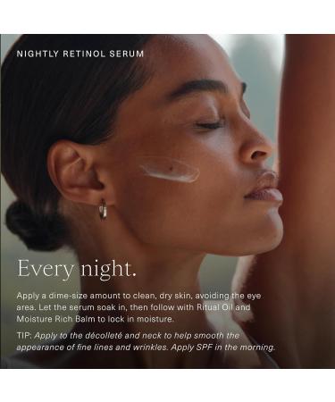 Oak Essentials Nightly Retinol Serum | Anti-Aging Face Serum with Gentle Retinol Squalane & Avocado Extract 1 Oz - Buy Online on GoSupps.com