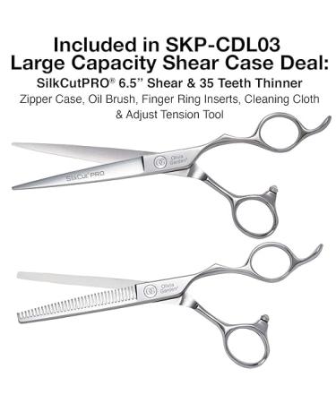 Olivia Garden Large Capacity Shear Case with SilkCutPro Technology - SKP-650  SKP-T635  CS-C1  CS-C2  CS-5  RZ-E  RZE-P - Buy Online on GoSupps.com