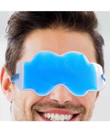 Gel Eye | Reusable Gel Eye - Transparent TPU Sleeping Aid Equipment for Home Business Business Trip Travel Car Blue - Buy Online on GoSupps.com
