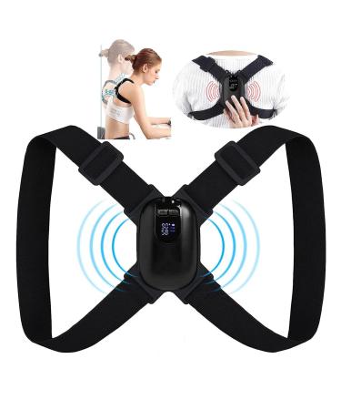 Shoulder belt attitude correction intelligently with vibration memory of the converter posture corrector woman posture corrector women adjustable reminding angles and straps