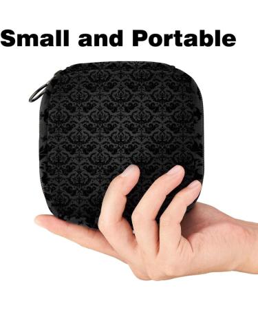 Stylish Menstruation Pad Bag with Zipper | Women's Napkin & Tampon Organizer - Perfect for Travel & Daily Use - Buy Online on GoSupps.com