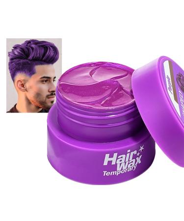 EONFAVE Purple hair color temporary hair color 60 ml purple styling hair tint wax for men and women instant hair cream mud natural hairstyle pomade hair dye hair wax for parties lilac 80 g 1er Pack