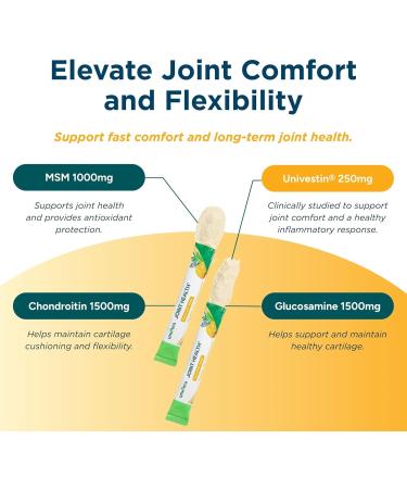 Glucosamine, Chondroitin, MSM and Univestin, All-in-one Joint Support, Easy to Carry, Mango Flavor (30-Day Supply) Mango 7.4 Ounce (Pack of 1) - Buy Online on GoSupps.com