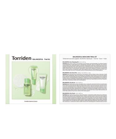 Torriden BALANCEFUL Cica Trial Kit | Vegan Gotu Kola Skincare 4-Step Regimen | Hypoallergenic Korean Skincare for All Skin Types - Buy Online on GoSupps.com