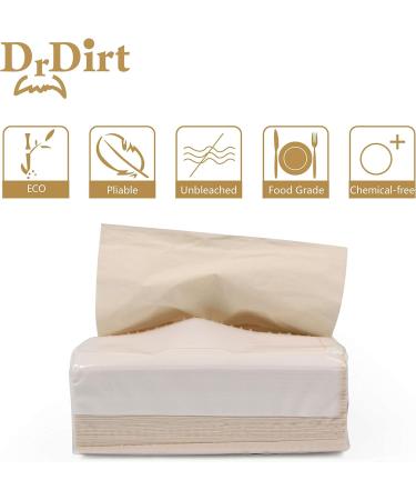 DrDirt Bamboo Facial Tissues Bulk Refill Pack | 3 Ply 110 Count 36 Packs - Eco-Friendly & Sustainable Delivery Worldwide - Buy Online on GoSupps.com