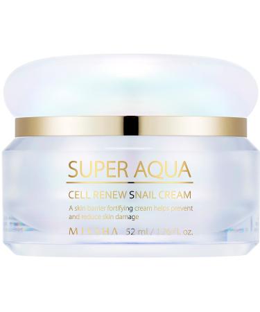 Missha Super Aqua Cell Renew Snail Cream 1.75 fl oz (52 ml)