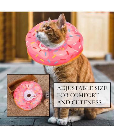 Cat Recovery Collars & Cones Protective circle anti licking Can Eat Sterilization Surgery Cat Recovery Collar Comfortable And Soft Cat Collar Free To Adjust Size Cat Cone Alternative - Buy Online on GoSupps.com