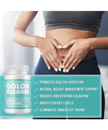 Havasu Nutrition Colon Cleanse - 15 Day Fast-Acting Detox & Weight Loss | Natural Laxative for Constipation & Bloating Relief | 30 Veggie Caps - Buy Online on GoSupps.com