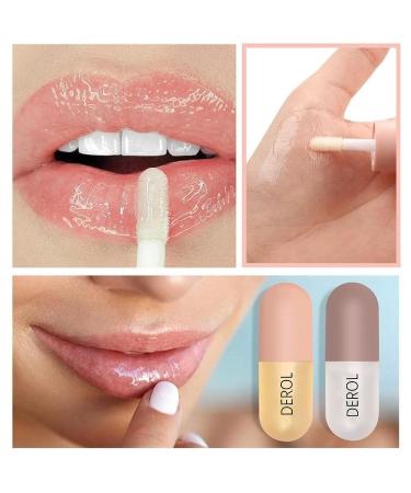 Rosarden Lip Plumper Serum - Natural Lip Enhancer for Fuller, Moisturized Lips | Lip Plumping Gloss for Day and Night Care - Buy Online on GoSupps.com